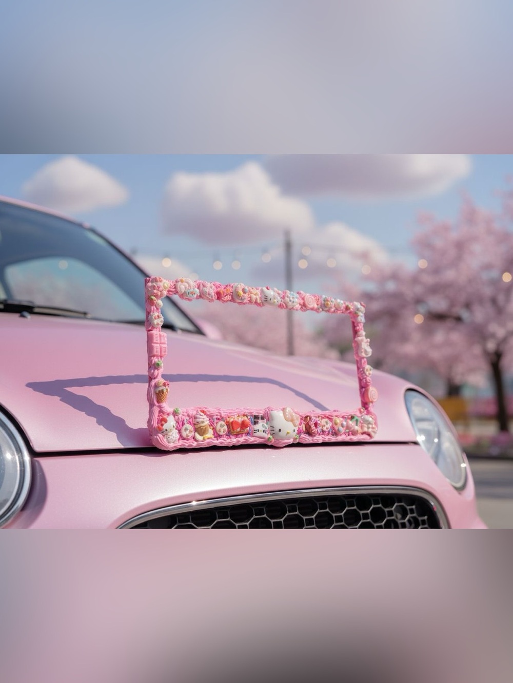 Custom whit me your License Plate Frame Kawaii !!!! - Picture 5 of 7